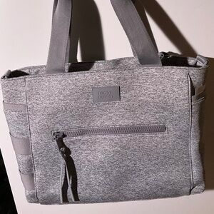 Dagne Dover Wade Neoprene Diaper Tote/Work Bag in Heather Grey